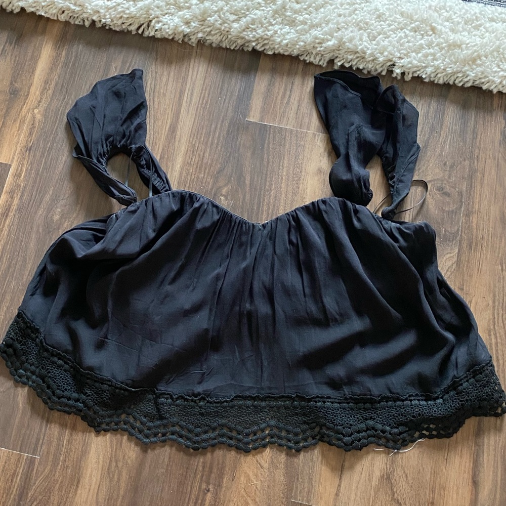 Strapless Crop Top
